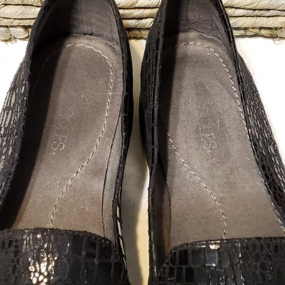 Aerosoles Army Soft Embossed Croc Design Size 9.5 - Picture 6 of 8